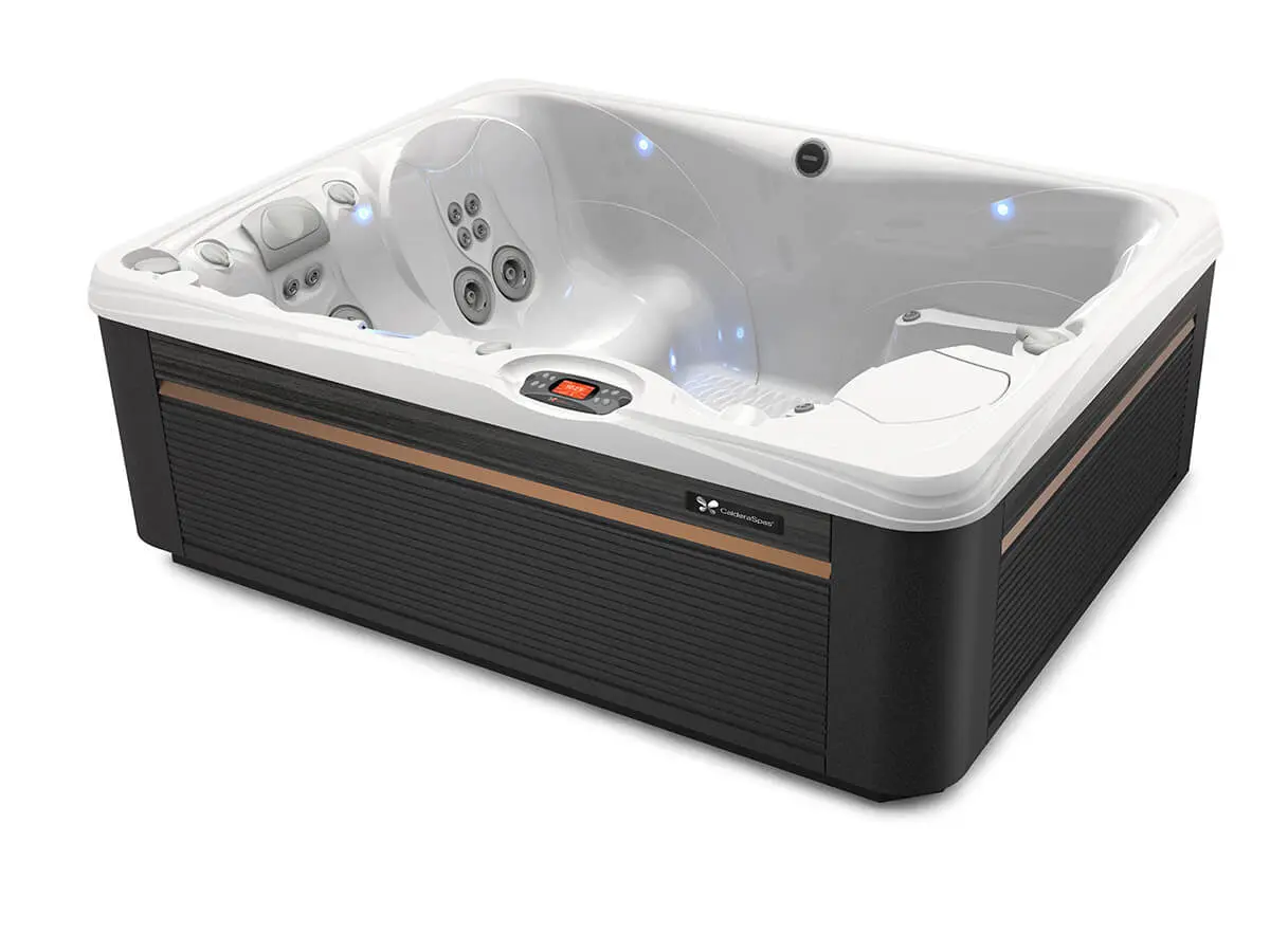 caldera-spas-paradise-series-kauai-model-artic-white-java-studio-3-4-view
